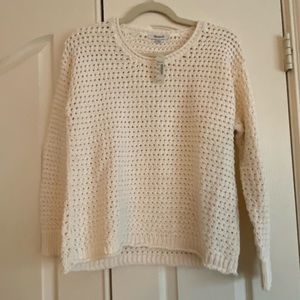 Madewell Cream Knit sweater